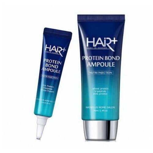 HAIR PLUS Protein bond ampoule 15ml/Восстанавливающая сыворотка с протеинами для сильно поврежденных волос