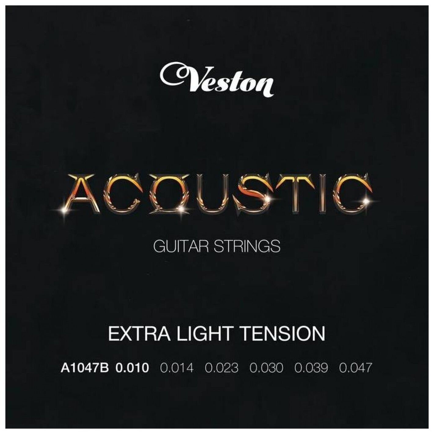 Струны для акустической гитары VESTON A1047B - фото №1