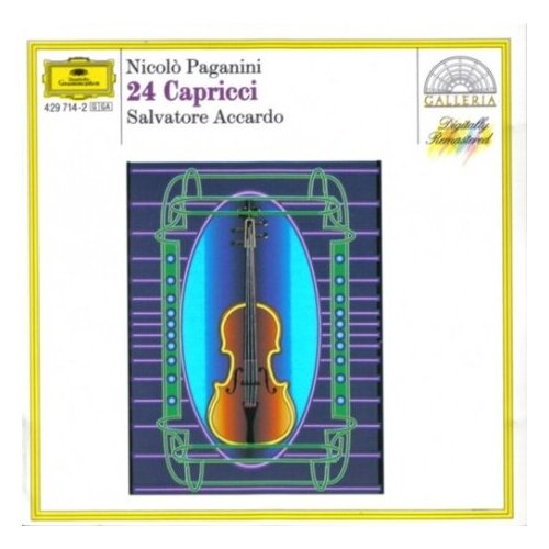 Компакт-Диски, Deutsche Grammophon, SALVATORE ACCARDO - Paganini: 24 Capricci (CD)