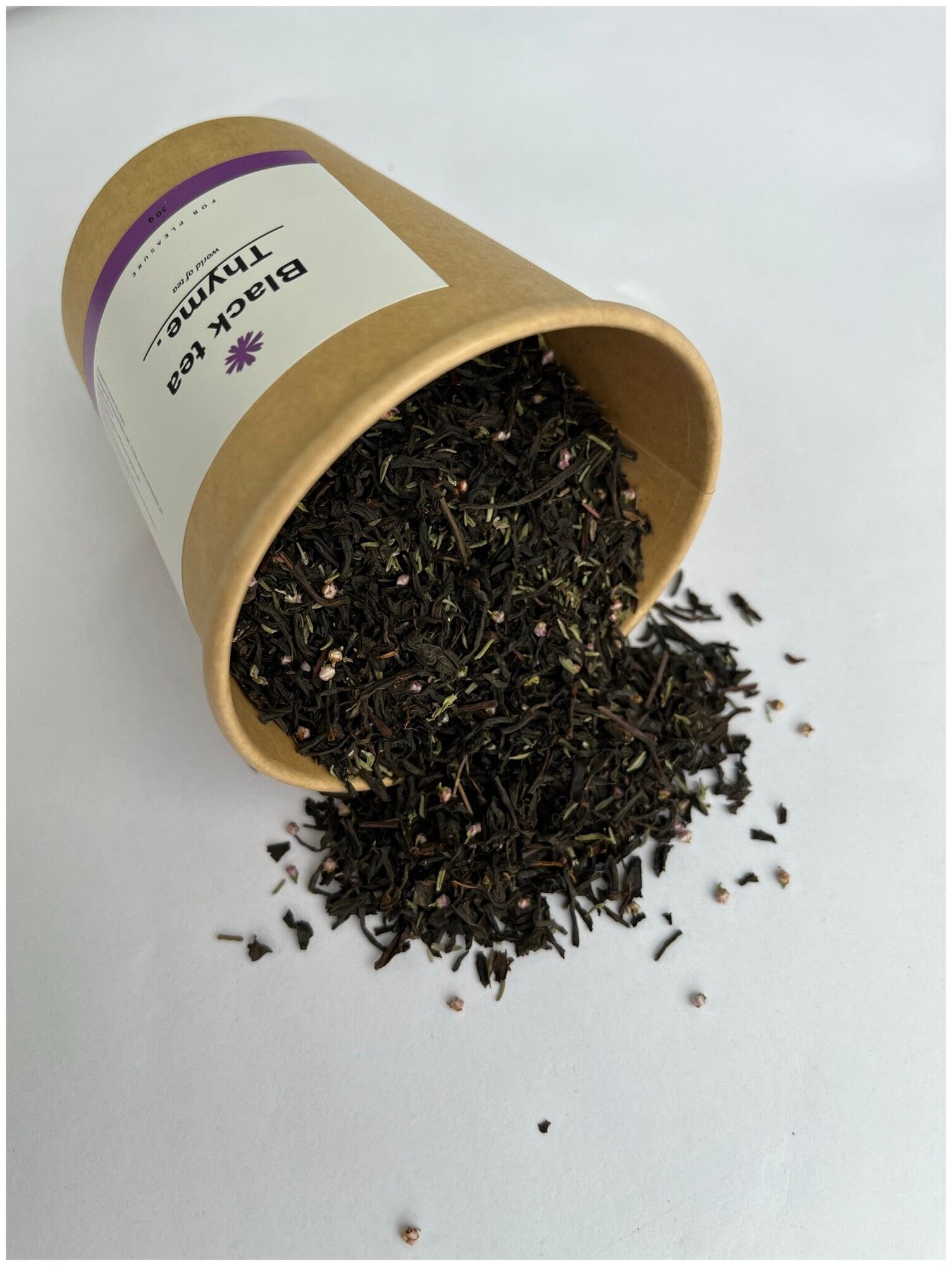 Чай черный с чабрецом Black tea thyme, 30 гр - фотография № 1