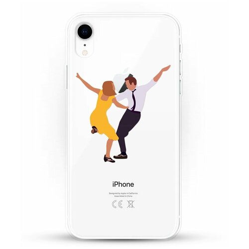 фото Силиконовый чехол миа и себастьян на apple iphone xr andy & paul