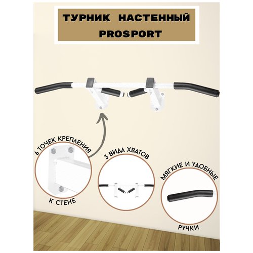 Турник настенный ProSport турник настенный prosport sportlim белый