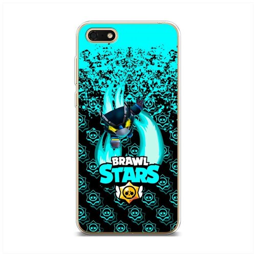 фото Силиконовый чехол "меха ворон" на huawei y5 2018 / хуавей у5 2018 case place