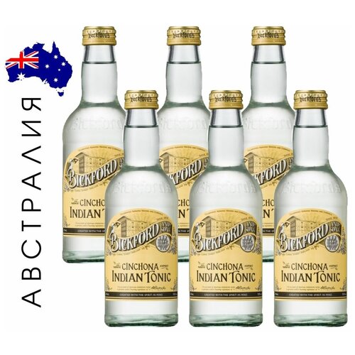 Тоник Bickford's Австралия 275мл. Indian Tonic, 6 шт. в комплекте, стекло