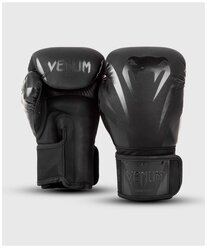 Перчатки боксерские Venum Impact Black/Black 10 унций