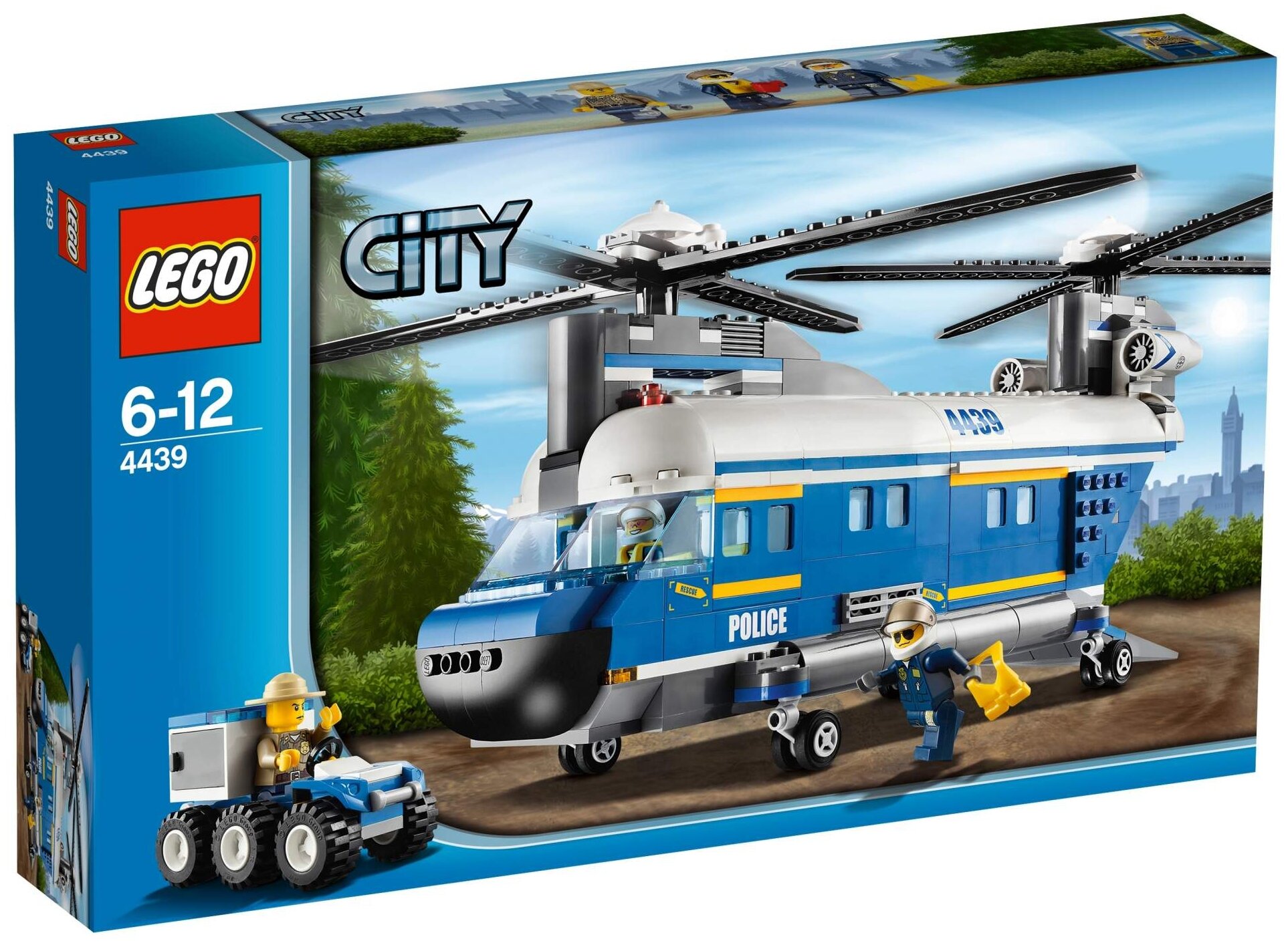 Конструктор LEGO City 4439 Грузовой вертолёт, 393 дет.