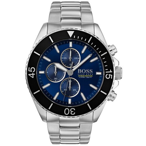 Наручные часы BOSS, серебряный, синий наручные часы hugo boss hb 1513539