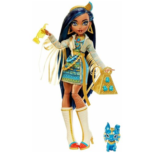 Кукла Monster High Поколение 3, Cleo De Nile, Клео де Нил кукла monster high cleo de nile hhk54