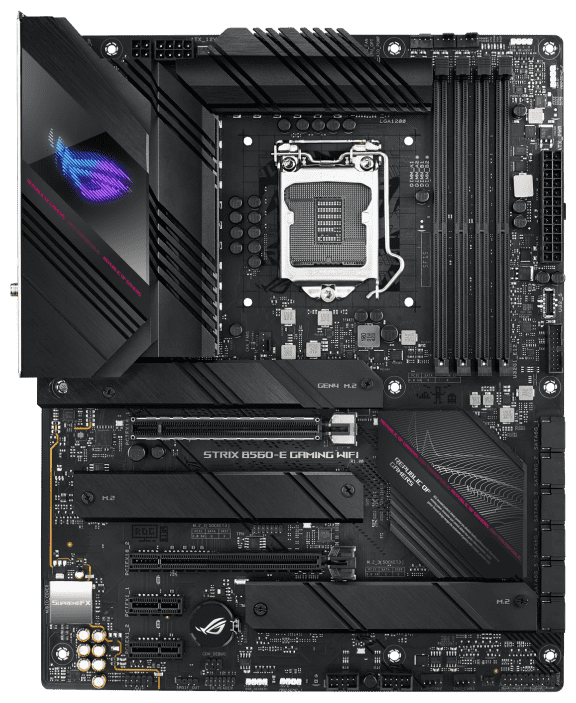 Материнска плата ASUS (ROG STRIX B560-E GAMING WIFI) ATX, B560, LGA1200, RTL