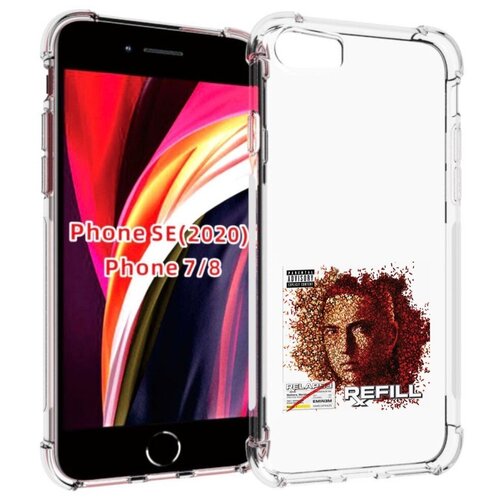 Чехол MyPads Eminem RELAPSE, REFILL для iPhone 7 4.7 / iPhone 8 / iPhone SE 2 (2020) / Apple iPhone SE3 2022 задняя-панель-накладка-бампер чехол mypads eminem relapse refill для honor 80 se задняя панель накладка бампер