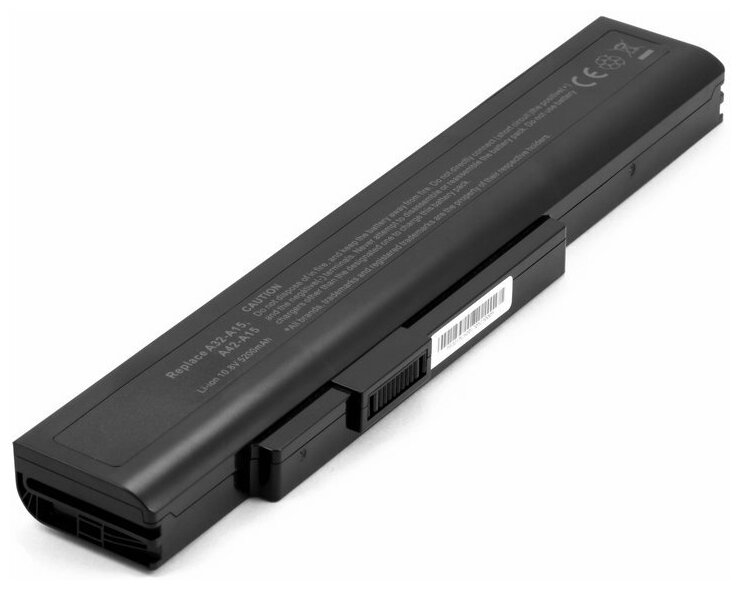 Аккумулятор для DNS A32-A15 A41-A15 A42-A15 (10.8V 4400mAh)