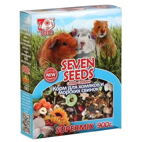 Корм Seven Seeds Supermix для хомяков и морских свинок, 900 г .