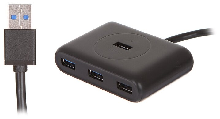 Хаб USB Ugreen UG-20291 USB 3.0 4 ports 0.8m Black