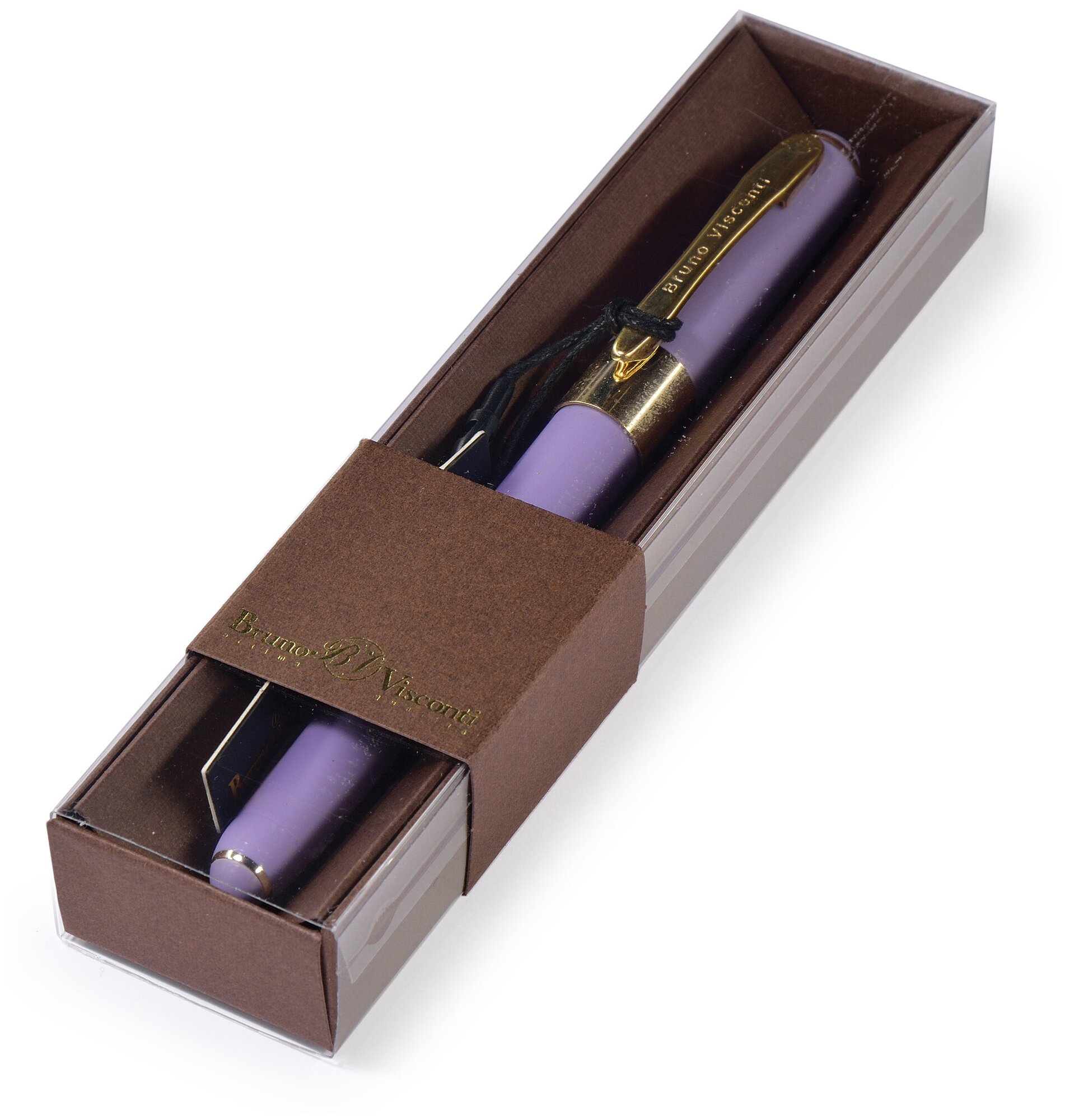 Ручка шариковая автоматическая BrunoVisconti, 0,5 мм, синяя, в футляре, Monaco (лавандовый корпус), Арт. 20-0125/161 — купить в интернет-магазине Официальный магазин Bruno Visconti на Яндекс Маркете