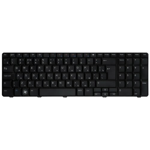 Клавиатура для ноутбука Dell Inspiron N7010 17R Series Г-образный Enter Черная без рамки PN AEUM9K00020 1207₽