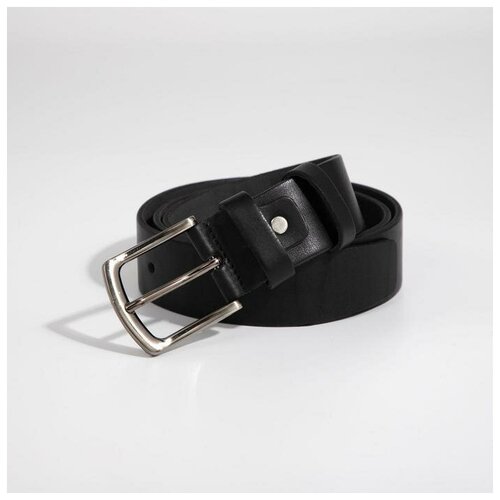 фото Ремень мужской, ширина 4 см, винт, пряжка металл, цвет чёрный fenomen