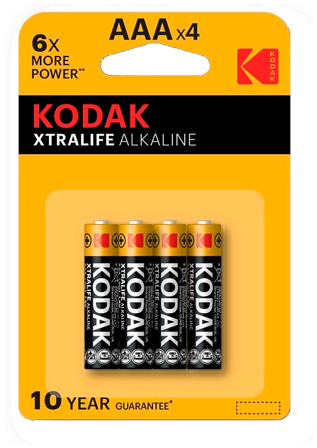 Батарейки Kodak XTRALIFE CAT30951990