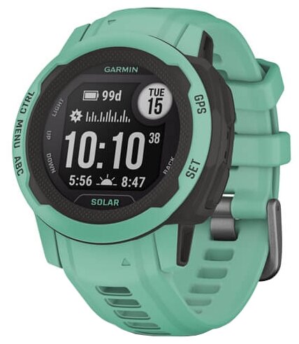 Спортивные часы Garmin Instinct 2s Solar Neo Tropic Зеленый, 010-02564-02