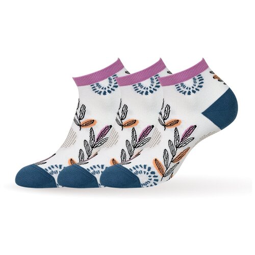 фото Носки minimi, 3 пары, 3 уп., размер 35-38, синий