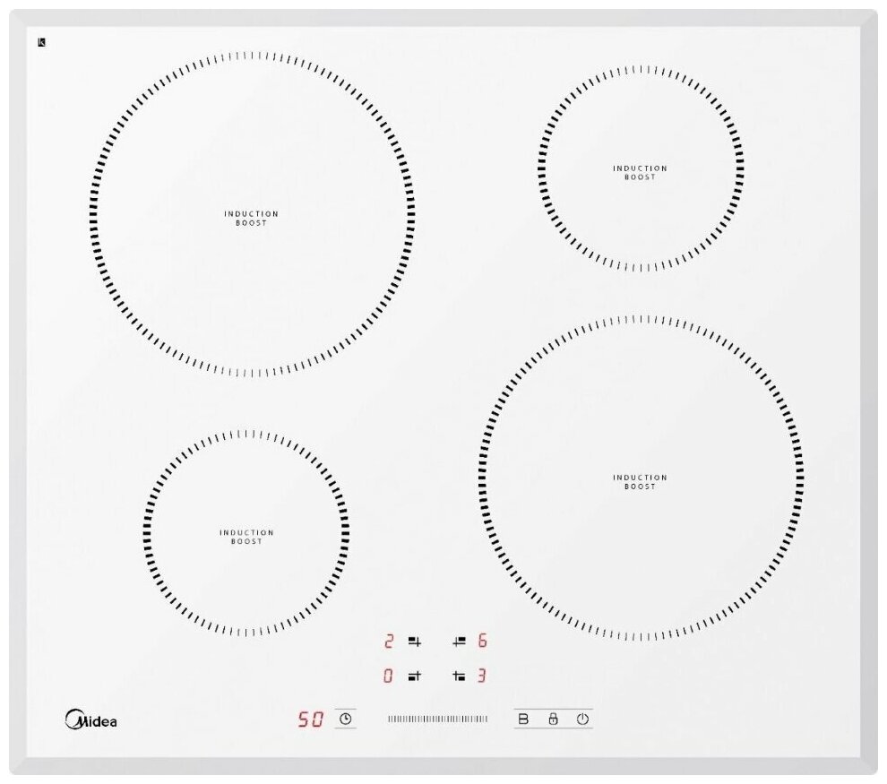 Индукционная поверхность Midea MIH64721FW