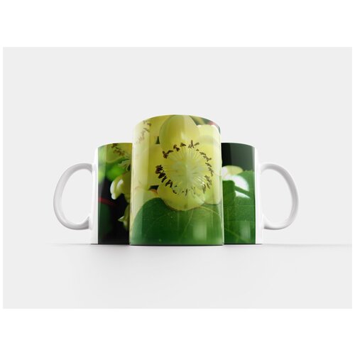 фото Кружка "цветок, киви, цветение" 320 мл lotsprints