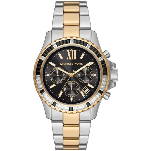наручные часы michael kors everest золотой черный Наручные часы MICHAEL KORS Everest MK7209, золотой, черный