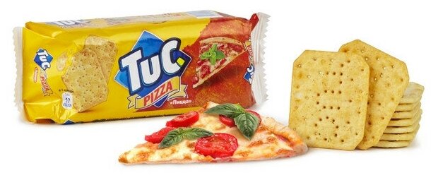 Tuc Крекер Со вкусом пиццы, 100 г, 2 уп - фотография № 1