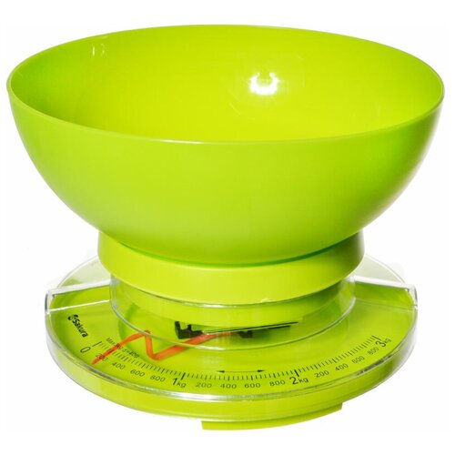 Весы кухонные механические до 3кг (зеленые)