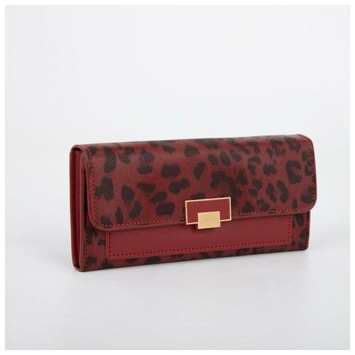 фото Кошелек жен 06-06-13 аманда. 19*2*9.5. 2 отд. д/карт. на клапане. красный 5462437 сима-ленд