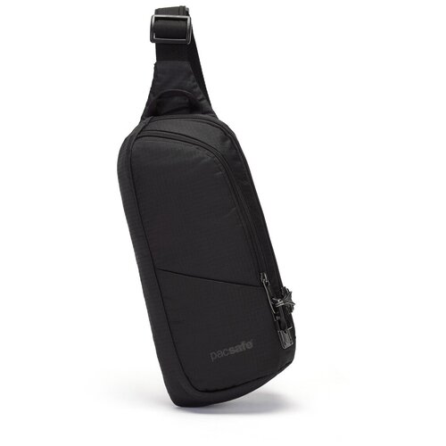 фото Сумка антивор pacsafe vibe 150 sling, черная смола, 2.5 л.