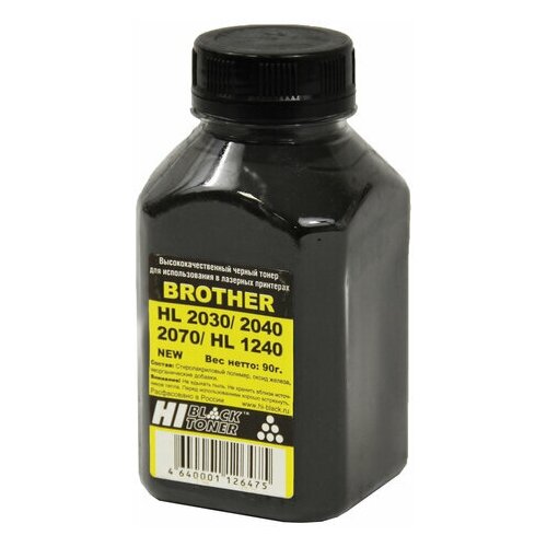 Тонер HI-BLACK для BROTHER HL-1240/2030/2040/2070 фасовка 90 г, 2 шт комплект для заправки тонер hi black универсальный для brother hl 2130 2240 l2300d тип 2 0 bk 500 г воронка