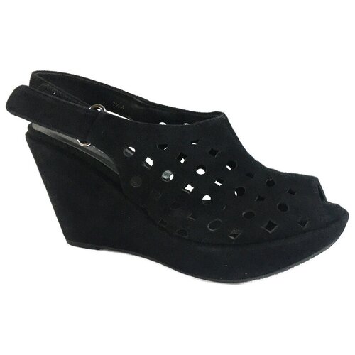 фото Босоножки vaneli elsie-black, размер 7.5, черный