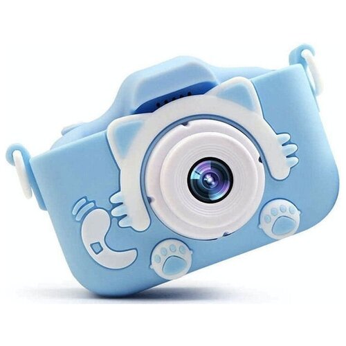 Sale Zone Детскийцифровой фотоаппарат КотикРазвивающая камера с чехлом для ребенкаИгрушка для детей 159000₽