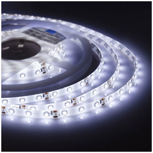 Светодиодная влагозащищенная лента OGM 4,8W/m 60LED/m 5050SMD холодный белый 5M SL-26