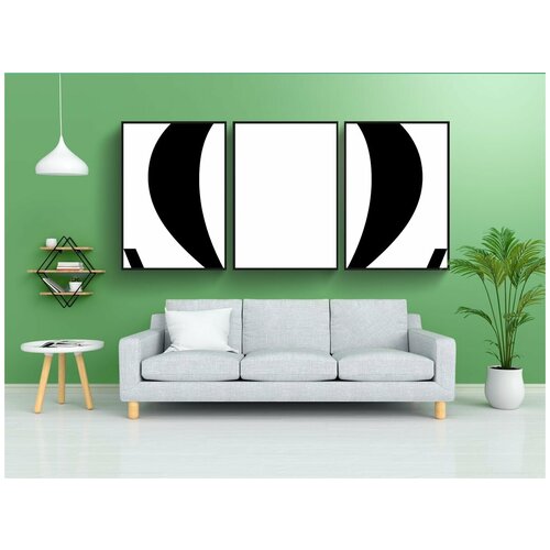 фото Набор модулных постеров для интерьера "письмо, греческий, ом" 60x90 см. в тубусе, без рамки lotsprints