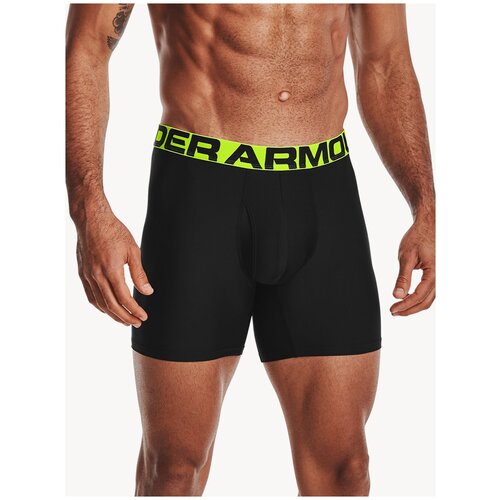 фото Under armour набор трусов боксеры ua tech 6in boxerjock, 2 шт., размер xl, black/pink shock