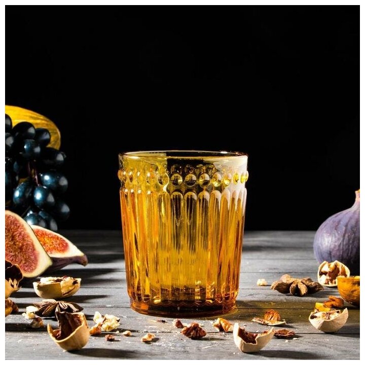 фото Стакан "Босфор" 250 мл 8х8х10, цвет желтый