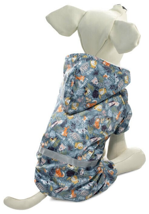 Triol костюм-дождевик Зверята, светоотражающая лента, размер S, 25 см - фотография № 1