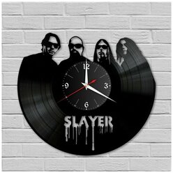 RedLaser Часы настенные "группа Slayer" из винила, №1