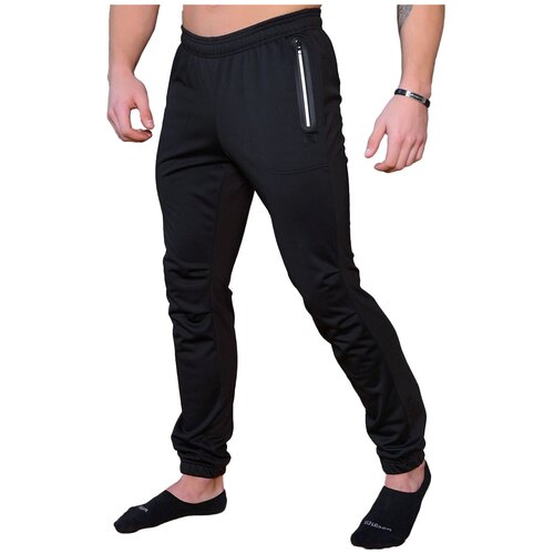  брюки CroSSSport, карманы, мембрана, утепленные, водонепроницаемые, размер 50, черный