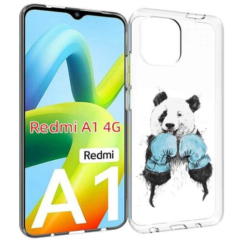 Чехол MyPads панда боксер для Xiaomi Redmi A1 задняя-панель-накладка-бампер