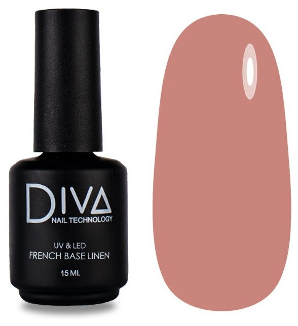 Diva Nail Technology, French base Linen 15 мл