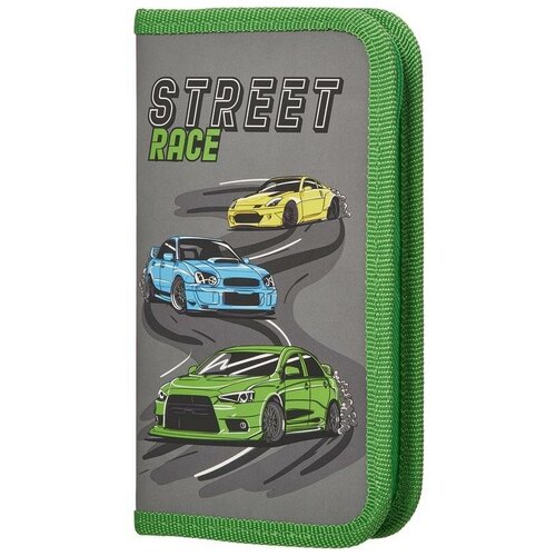 Пенал Комус Класс Street race 1 отд, ламинат, софт тач, 190x110 мм, ПКК 03-6