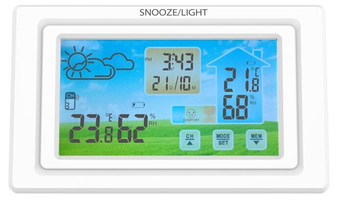 Метеостанции RITMIX CAT-343 White - фотография № 2