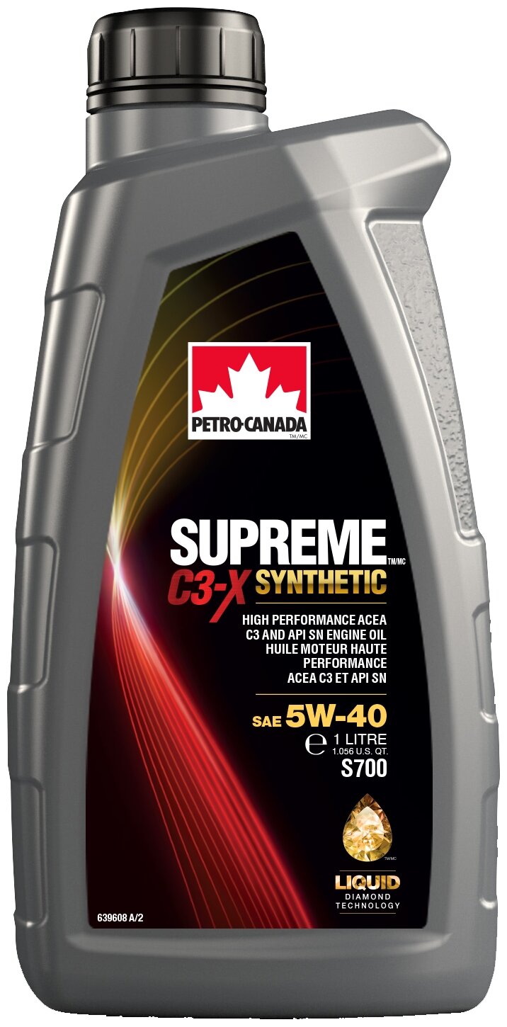 Синтетическое моторное масло Petro-Canada Supreme C3-X Synthetic 5W-40