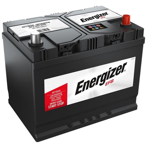 Аккумулятор ENERGIZER EFB 572 501 076 EE72D26, обратная, 72 Ач