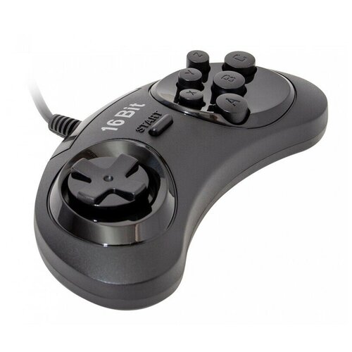 Геймпад Sega 16-bit Джойстик MegaDrive 23-JS матовый черный 44000₽