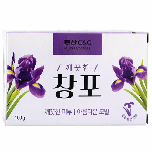 Мыло туалетное с экстрактом ириса Clio New Iris Soap