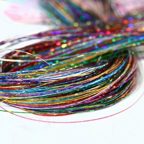 Прядь для волос блестящая 40 см 220₽