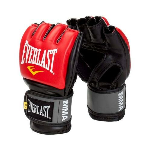 Перчатки Everlast тренировочные Pro Style Grappling красные (Синтетическая кожа, Everlast, L/XL, Красный) L/XL